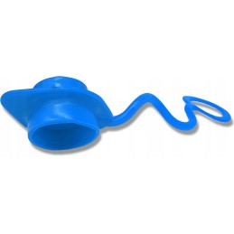 Blue euro plug dust cover cap