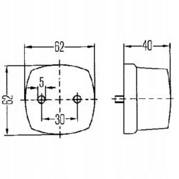 Marker lamp 2pf004081001