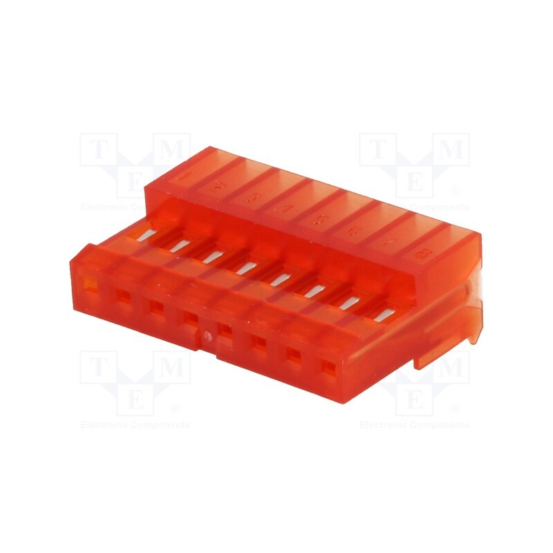 3 pcs x TE Connectivity - 3-640440-8 - Plug, wire-board, female, PIN: 8, 2.54mm, IDC, for cable, MTA-100