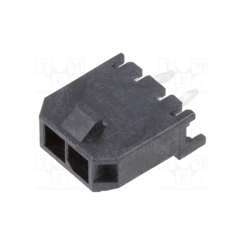 3 pcs x MOLEX - 436500216 - Socket, wire-board, male, Micro-Fit 3.0, 3mm, PIN: 2, 5A