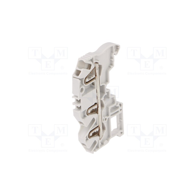 3 pcs x TE Connectivity - 1SNK705011R0000 (ZK2.5-3P) - Splice terminal: rail, 0.2÷2.5mm2, ways: 1, terminals: 3, grey, SNK