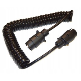 Spiral electric cable, 7 cores, 5 m, trailer