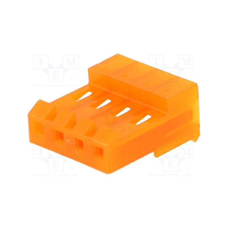 3 pcs x TE Connectivity - 3-640426-4 - Plug, wire-board, female, MTA-156, 3.96mm, PIN: 4, IDC, for cable