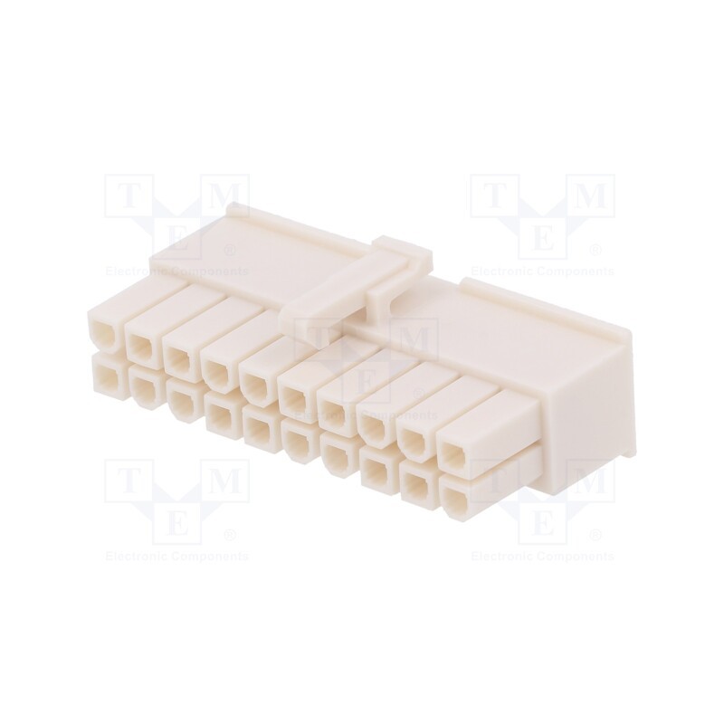 3 pcs x MOLEX - 39012205 - Plug, wire-wire/PCB, female, Mini-Fit Jr, 4.2mm, PIN: 20, for cable