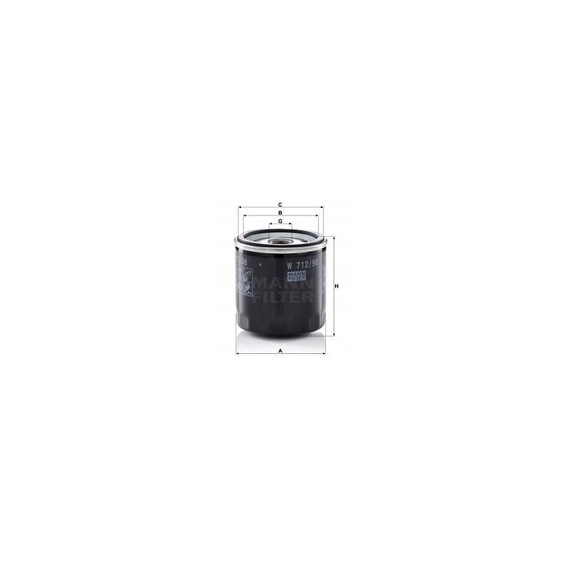 Mann hummel w 712 98 oil filter