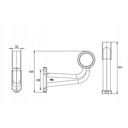LED tow truck trailer lamp Horpol Hor 69 ld724 l