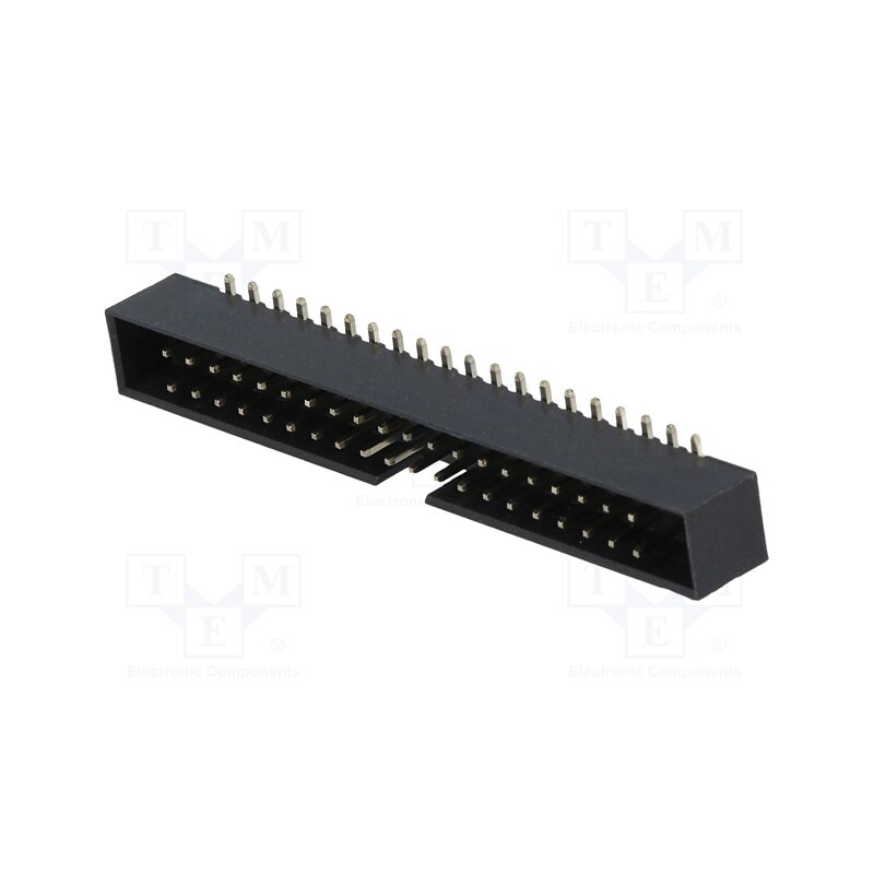 3 pcs x CONNFLY - DS1014-40MF1B - Socket, IDC, male, PIN: 40, vertical, SMT, gold flash, 2mm