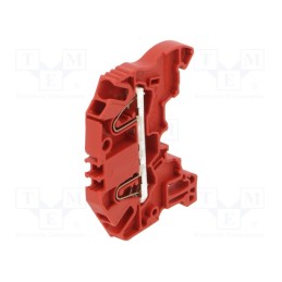 3 pcs x TE Connectivity - 1SNK705062R0000 (ZK2.5-RD) - Splice terminal: rail, 0.2÷2.5mm2, ways: 1, terminals: 2, red, SNK