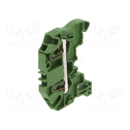 3 pcs x TE Connectivity - 1SNK705061R0000 (ZK2.5-GN) - Splice terminal: rail, 0.2÷2.5mm2, ways: 1, terminals: 2, green