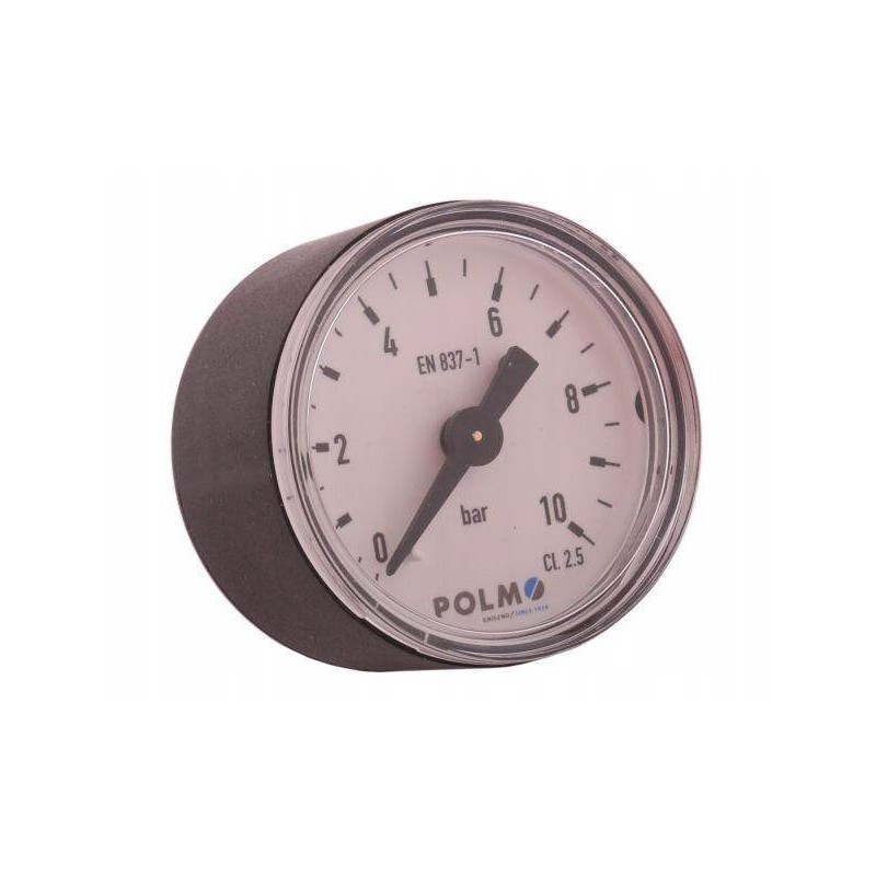 Dry pressure gauge m40 0 10 bar thread g1 8 rear