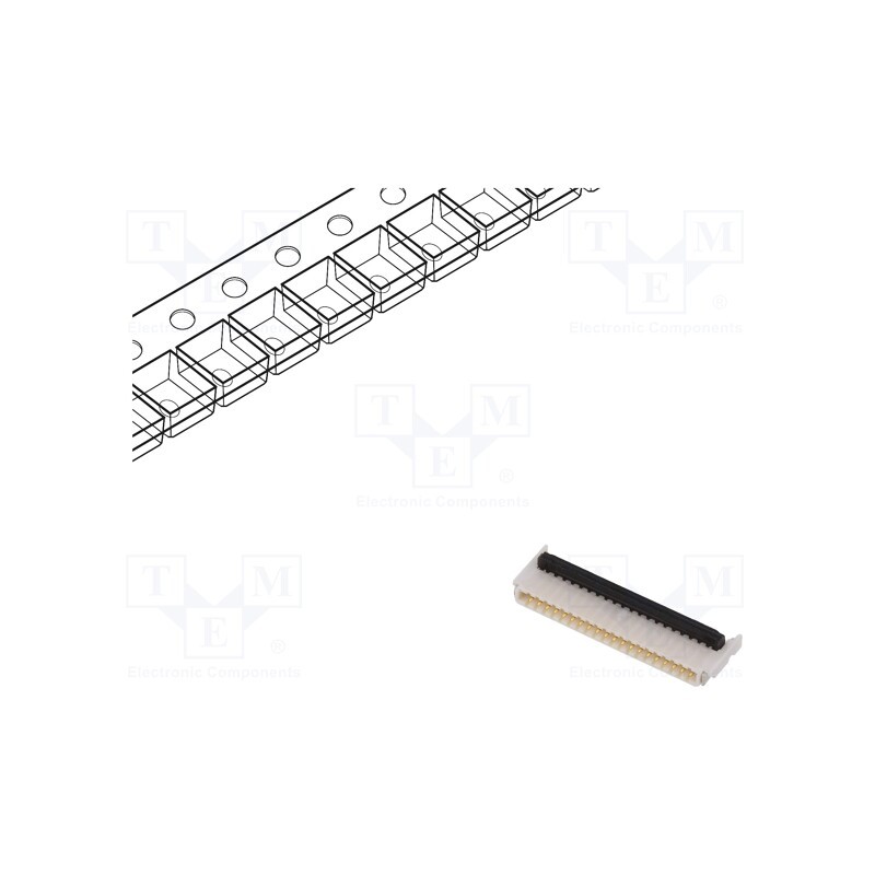 3 pcs x MOLEX - 5034802000 - Connector: FFC/FPC, horizontal, PIN: 20, SMT, FBH1, 50V, 500mA, 0.5mm