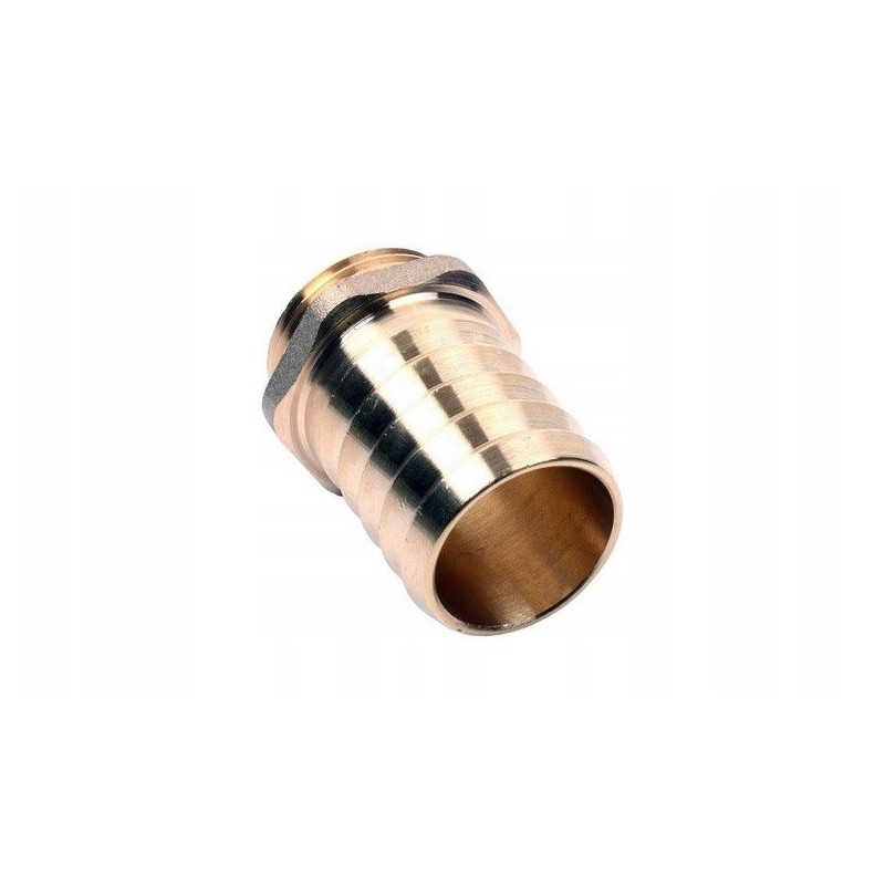 Brass connection pipe for a 32mm hose