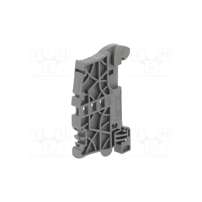 3 pcs x TE Connectivity - 1SNK900002R0000 (BAZ1) - Holder, dark grey, Width: 5.2mm, SNK, TS35, Ht: 54.4mm, -55÷110°C