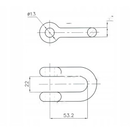 Side chain eye for c 330 c 360 50021210 apa