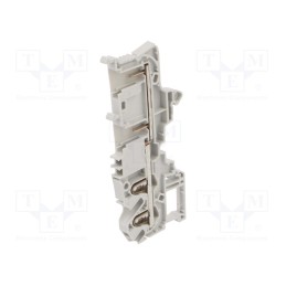 3 pcs x TE Connectivity - 1SNK805010R0000 (ZDK2.5-22) - Splice terminal: rail, 0.2÷2.5mm2, ways: 1, terminals: 4, grey, SNK