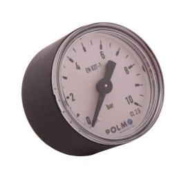 Dry pressure gauge m40 0 10 bar thread m10x1 rear front