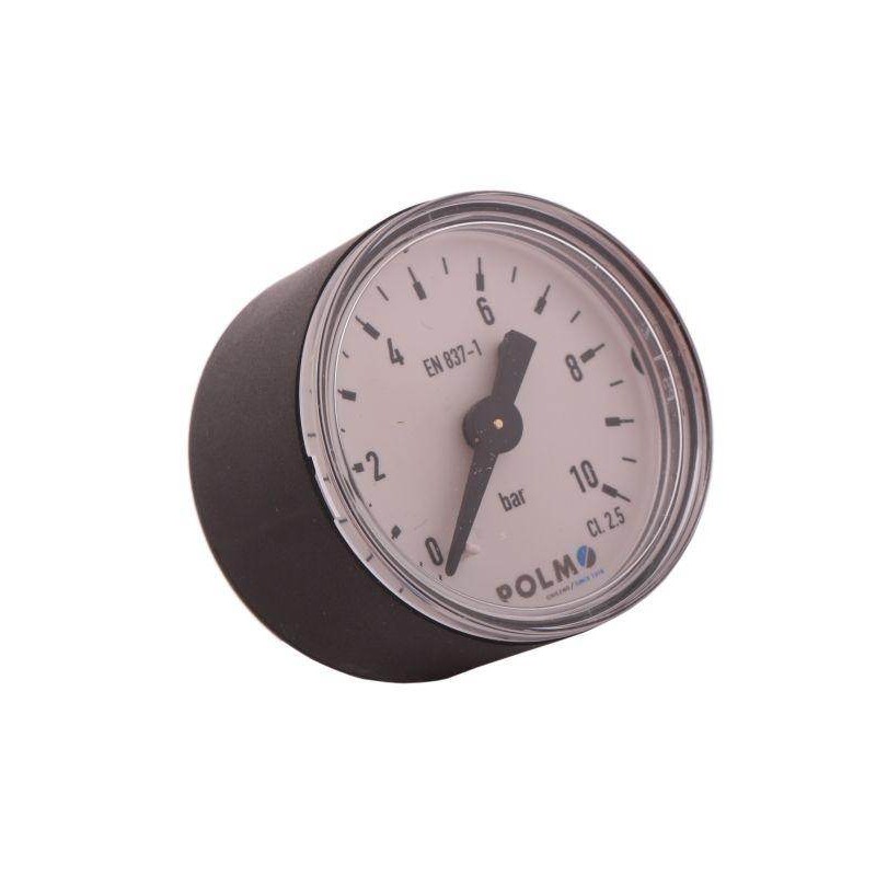 Dry pressure gauge m40 0 10 bar thread m10x1 rear front