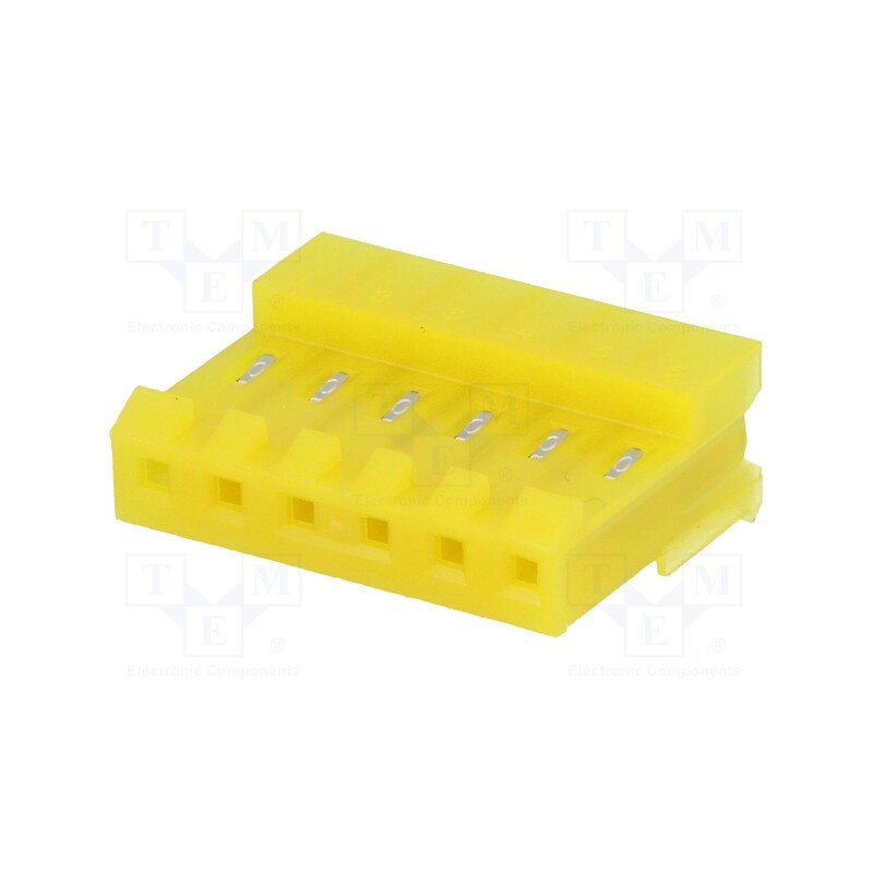 3 pcs x TE Connectivity - 3-640427-6 - Plug, wire-board, female, MTA-156, 3.96mm, PIN: 6, IDC, for cable