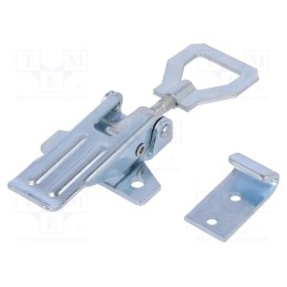1 pcs x ELESA+GANTER - TLF.Z-24/138-150+R - Clasp, steel, W: 52mm, L: 150mm, 2500N, Plating: zinc