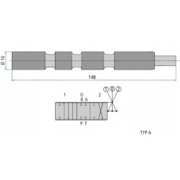 Slider for hydraulic distributor 40l standard