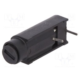 1 pcs x SCHURTER - 31.3551 - Fuse holder, cylindrical fuses, THT, 5x20mm, -40÷85°C, 10A, black