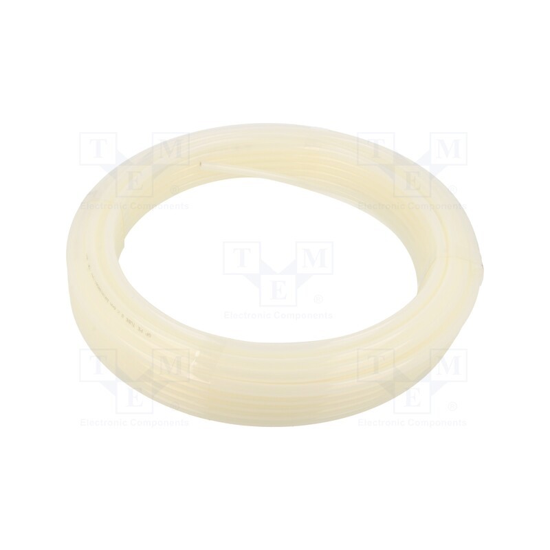 1 pcs x PNEUMAT-259.02SN-25 - Pneumatic tubing, max.6bar, L: 25m, polyetylene, Economy, white