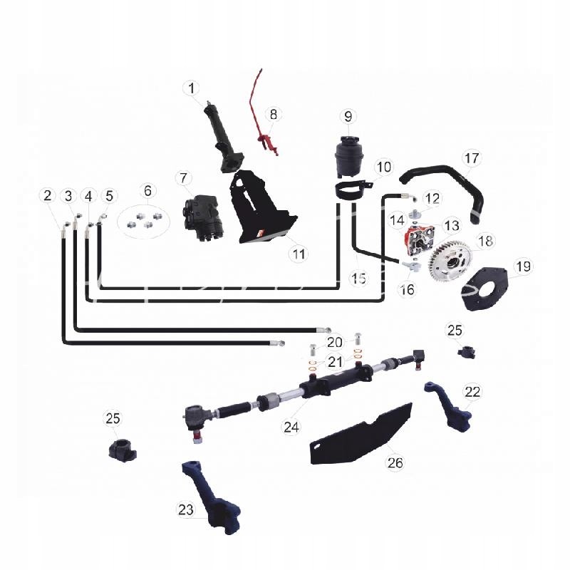 Power steering c 330 timing pump hylmet between wheels