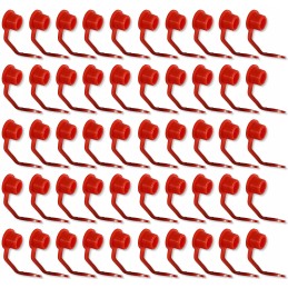 Set of red Kalamitki grease nipple covers, 50 pcs