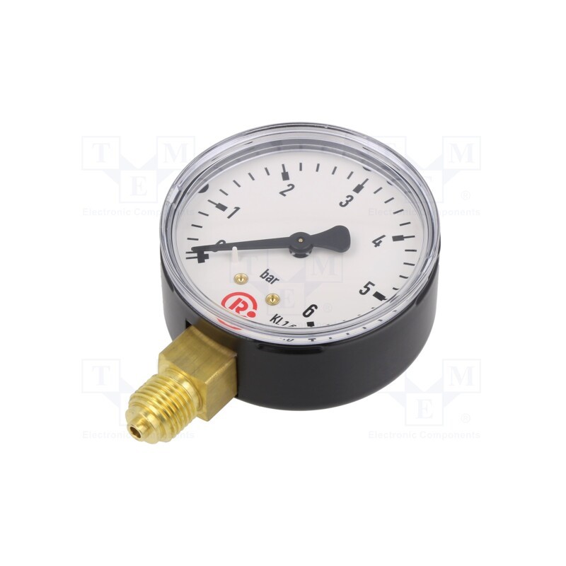 1 pcs x PNEUMAT-116 - Manometer, 0÷6bar, 63mm, non-aggressive liquids,inert gases