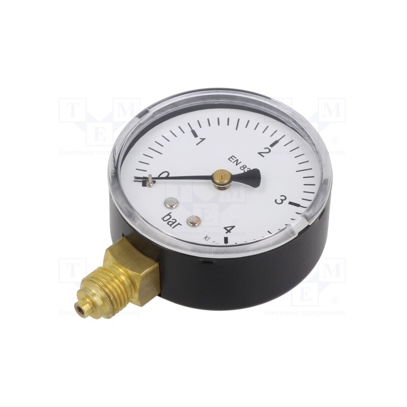 1 pcs x PNEUMAT-115 - Manometer, 0÷4bar, 63mm, non-aggressive liquids,inert gases