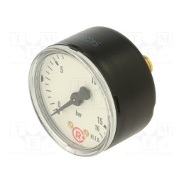 1 pcs x PNEUMAT-207 - Manometer, 0÷16bar, 50mm, non-aggressive liquids,inert gases