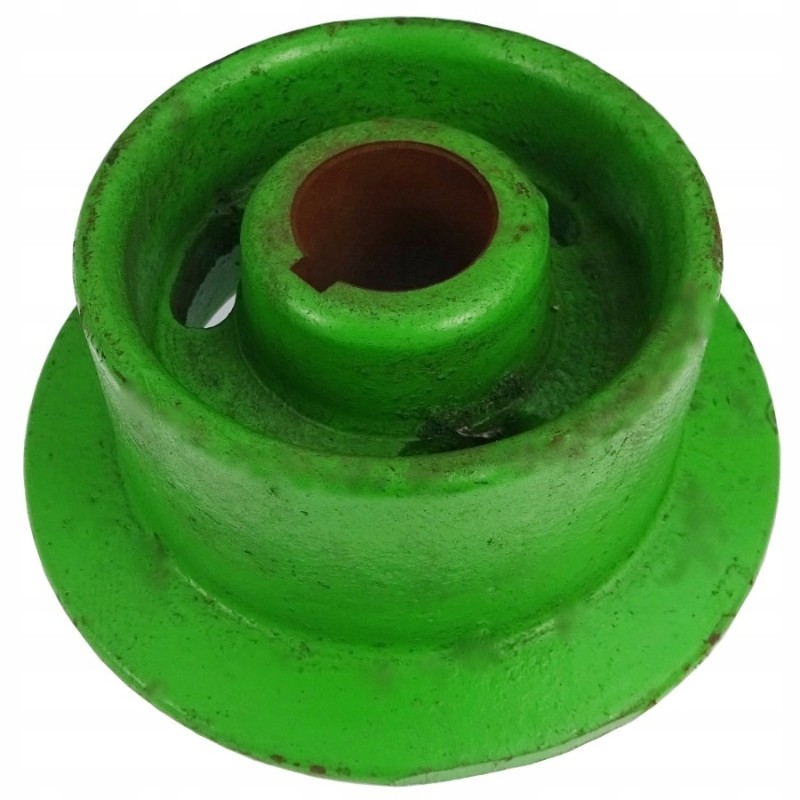 The return roller of the lower guide shaft