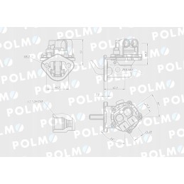 Feed pump 0011245u91 Polmo