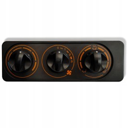 Mechanical air conditioning and heating control panel