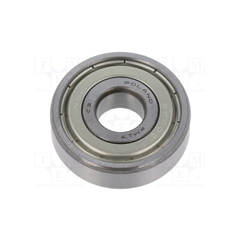 1 pcs x NSK - 6200 ZZ C3 E NSK - Bearing: ball, Øint: 10mm, Øout: 30mm, W: 9mm, bearing steel