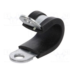 1 pcs x LAPP - 61825200 - Fixing clamp, ØBundle : 12mm, W: 12mm, steel, Ømount.hole: 5.3mm