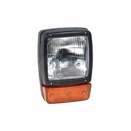 Headlight with rectangular turn signal jcb