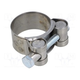 1 pcs x MPC INDUSTRIES - S4029 - T-bolt clamp, W: 20mm, Clamping: 29÷31mm, chrome steel AISI 430, S