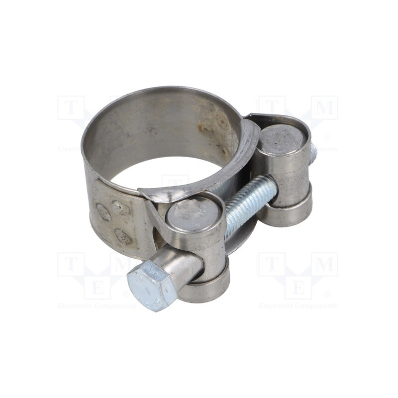 1 pcs x MPC INDUSTRIES - S4029 - T-bolt clamp, W: 20mm, Clamping: 29÷31mm, chrome steel AISI 430, S