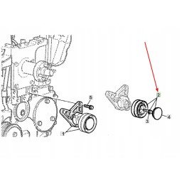 6135 16 01 tensioner pulley