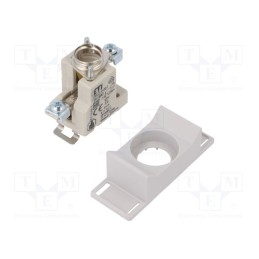 1 pcs x ETI POLAM - 2221011 - Fuse base, D01, for DIN rail mounting, 25A, 400VAC, Poles: 1