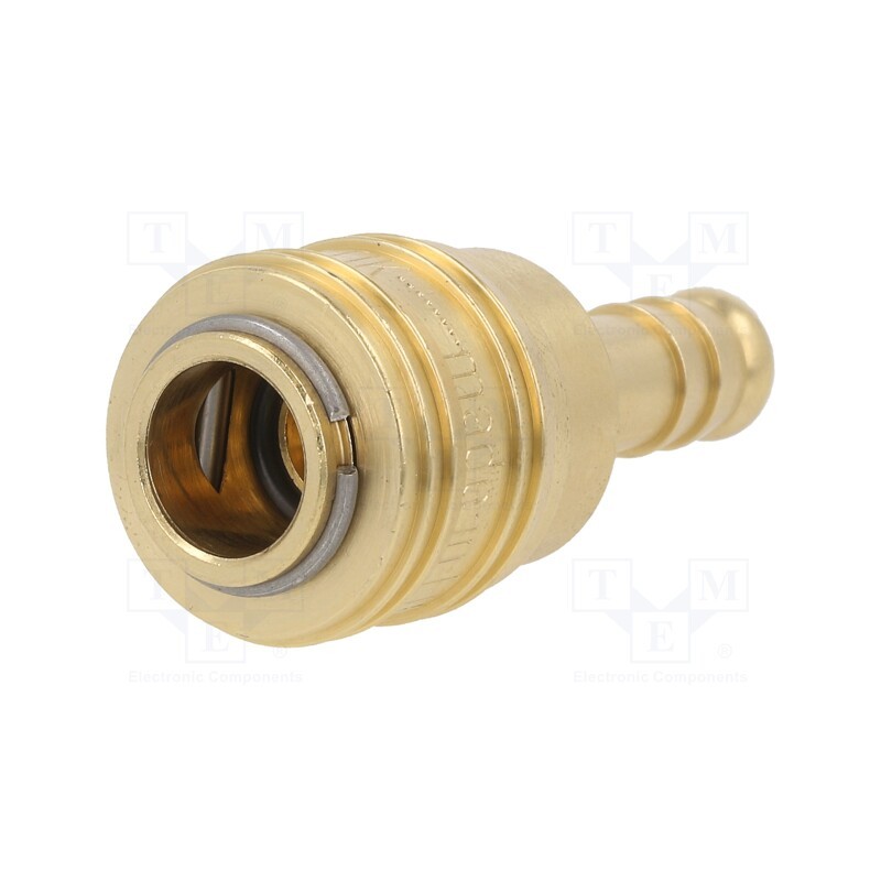 1 pcs x PNEUMAT-S26 WO9 - Quick connection coupling, straight, max.35bar, brass, D: 25mm