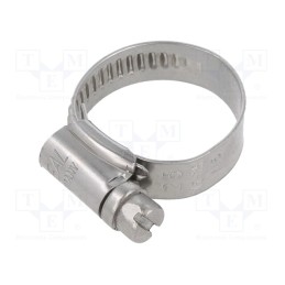 1 pcs x PNEUMAT-158 D-ES - Cable tie, Ø: 16÷25mm, W: 9mm, Material: stainless steel