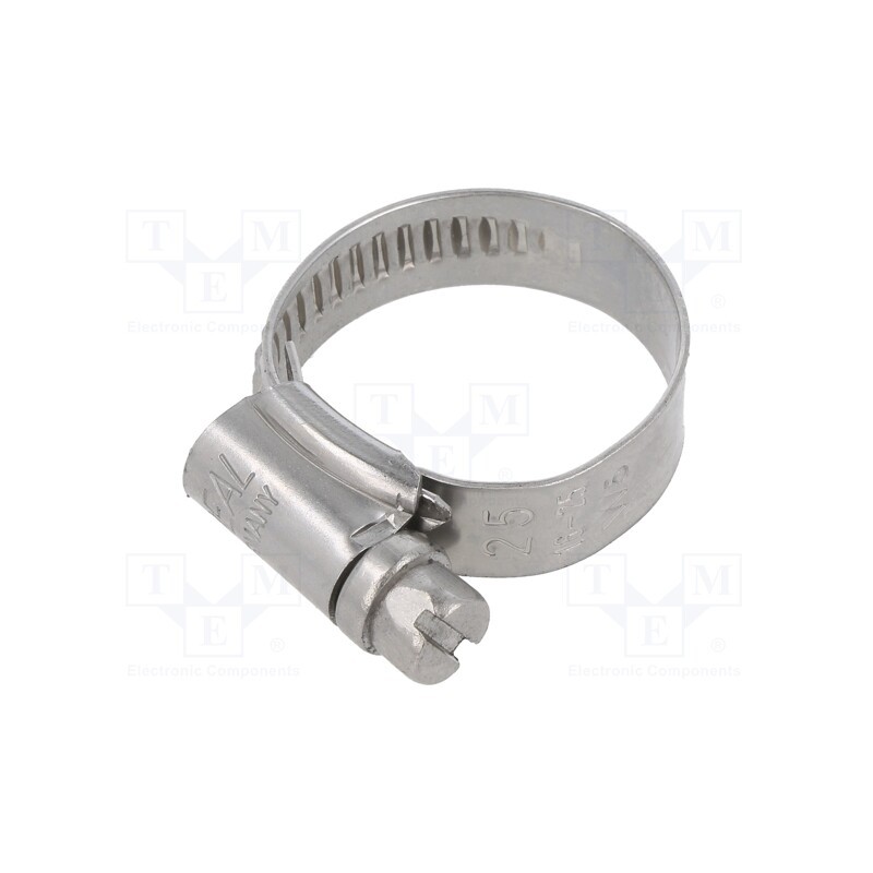 1 pcs x PNEUMAT-158 D-ES - Cable tie, Ø: 16÷25mm, W: 9mm, Material: stainless steel