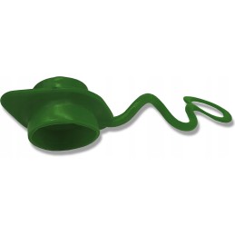 Green Euro plug dust cover