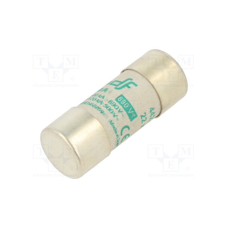 1 pcs x DF ELECTRIC - 442250 - Fuse: fuse, aM, 50A, 690VAC, ceramic,cylindrical,industrial