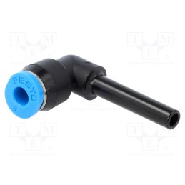 1 pcs x FESTO-153349 - Push-in fitting, angled 90°, -0.95÷6bar, Gasket: NBR rubber, QSM