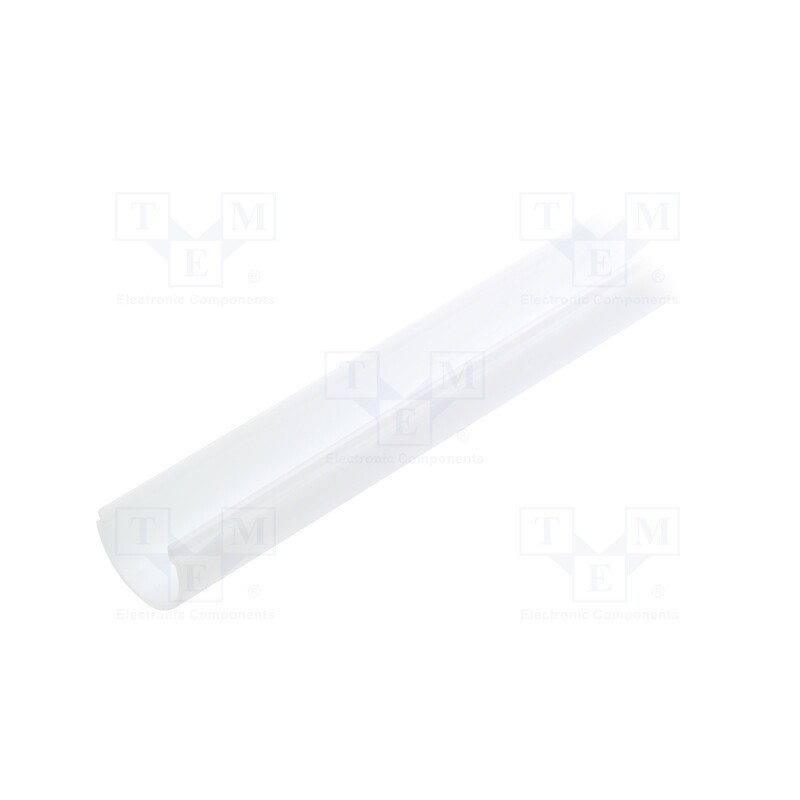 1 pcs x TOPMET - V3490038 - Cover for LED profiles, white, 1m, Kind of shutter: D9, push-in