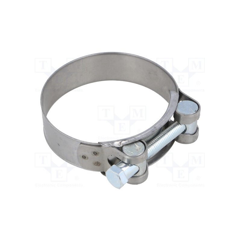 1 pcs x MPC INDUSTRIES - S2074 - T-bolt clamp, W: 24mm, Clamping: 74÷79mm, chrome steel AISI 430, S