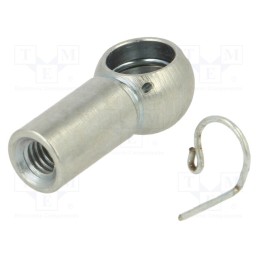 1 pcs x PNEUMAT-92220 - Mounting element for gas spring, Mat: zinc plated steel, 10mm